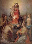 Andrea del Sarto The Virgin and Child with Saints USA oil painting artist